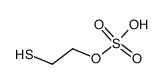 sulfuric acid mono-(2-mercapto-ethyl) ester结构式