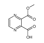 3-[(methyloxy)carbonyl]-2-pyrazinecarboxylic acid Structure