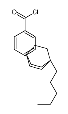 4-(1-pentyl-4-bicyclo[2.2.2]octanyl)benzoyl chloride结构式