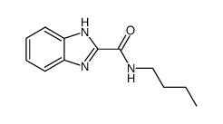 1H-benzoimidazole-2-carboxylic acid butylamide Structure