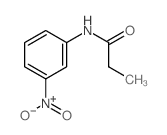 N-(3-硝基苯基)丙酰胺结构式