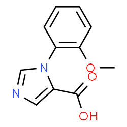 1-(2-甲氧基苯基)-1H-咪唑-5-羧酸结构式