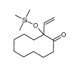 2-trimethylsilyloxy-2-vinylcyclodecanone结构式
