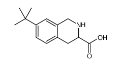 7-叔丁基-1,2,3,4-四氢异喹啉-3-羧酸结构式