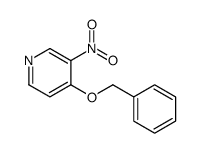4-(苄氧基)-3-硝基吡啶结构式