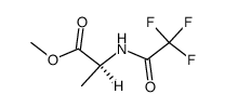 N-trifluoroacetyl-L-alanine methyl ester Structure