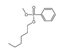 [hexoxy(methoxy)phosphoryl]benzene结构式