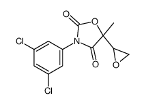 2,4-Oxazolidinedione, 3-(3,5-dichlorophenyl)-5-methyl-5-oxiranyl-结构式