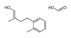 formic acid,2-methyl-4-(2-methylphenyl)but-1-en-1-ol Structure