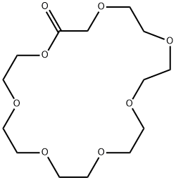 1,4,7,10,13,16,19-Heptaoxacycloheneicosan-2-one Structure