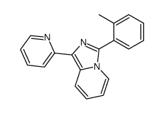 3-(2-methylphenyl)-1-pyridin-2-ylimidazo[1,5-a]pyridine Structure