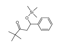 4,4-dimethyl-1-phenyl-1-((trimethylsilyl)oxy)pentan-3-one结构式
