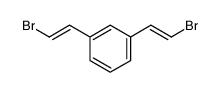 1,3-bis(2-bromoethenyl)benzene Structure