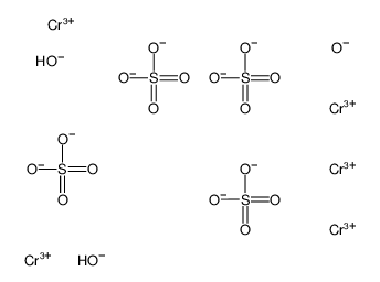 pentachromium dihydroxide pentasulphate Structure