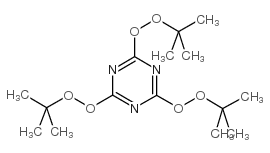 2,4,6-三(叔丁基过氧基)-1,3,5-三嗪结构式