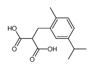 (5-isopropyl-2-methyl-benzyl)-malonic acid Structure