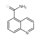 喹啉-5-碳硫酰胺结构式