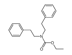 ethyl diphenethylcarbamate结构式