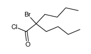 2-bromo-2-butyl-hexanoyl chloride Structure
