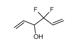 4,4-difluorohexa-1,5-dien-3-ol Structure