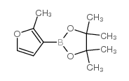 2-甲基呋喃-3-硼酸频那醇酯结构式
