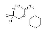 2,2,2-trichloroethyl N-(cyclohexylmethyl)carbamate结构式