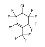 5-chloro-1,3,3,4,4,6,6-heptafluoro-2-(trifluoromethyl)cyclohexene结构式