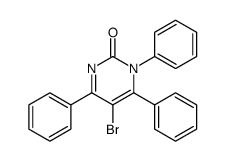 5-bromo-1,4,6-triphenylpyrimidin-2-one结构式