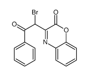 3-(1-bromo-2-oxo-2-phenylethyl)-1,4-benzoxazin-2-one结构式