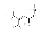 trimethylsilyl 4,4,4-trifluoro-3-(trifluoromethyl)but-2-enoate Structure