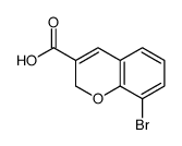 8-溴色原酮-3-甲酸结构式
