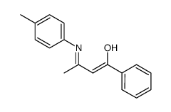 (Z)-1-phenyl-3-(4-toluidino)-2-buten-1-one Structure