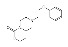 ethyl 4-(2-phenoxyethyl)piperazine-1-carboxylate Structure