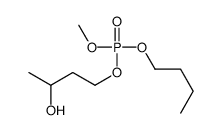 butyl 3-hydroxybutyl methyl phosphate Structure