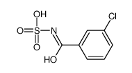 (3-chlorobenzoyl)sulfamic acid Structure
