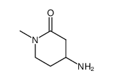 4-氨基-1-甲基-哌啶-2-酮盐酸盐结构式