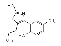 4-(2,5-二甲基苯)-5-丙基-1,3-三唑-2-胺结构式