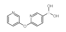 B-[6-(3-吡啶氧基)-3-吡啶]-硼酸结构式