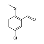 5-Chloro-2-(methylthio)benzaldehyde结构式