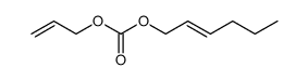 allyl hex-2-en-1-yl carbonate Structure
