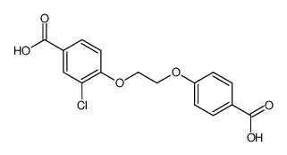 4-[2-(4-carboxyphenoxy)ethoxy]-3-chlorobenzoic acid结构式