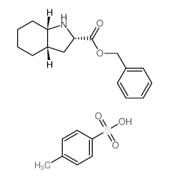 L-八氢吲哚-2-羧酸苄酯对甲苯磺酸盐结构式