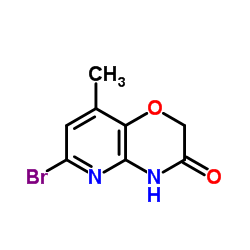 6-Bromo-8-methyl-2H-pyrido[3,2-b][1,4]oxazin-3(4H)-one Structure