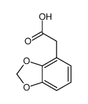 2,3-亚甲基二氧基苯乙酸结构式