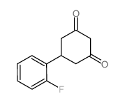 5-(2-氟苯基)-环己烷-1,3-二酮结构式