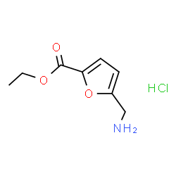 5-(氨基甲基)呋喃-2-羧酸乙酯盐酸盐结构式