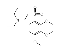 N,N-diethyl-2-(2,3,4-trimethoxyphenyl)sulfonylethanamine Structure