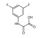 [(3,5-二氟苯基)氨基](氧代)乙酸结构式