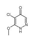 5-chloro-6-methoxy-4(1H)-pyridazinone Structure