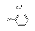 caesium phenoxide Structure